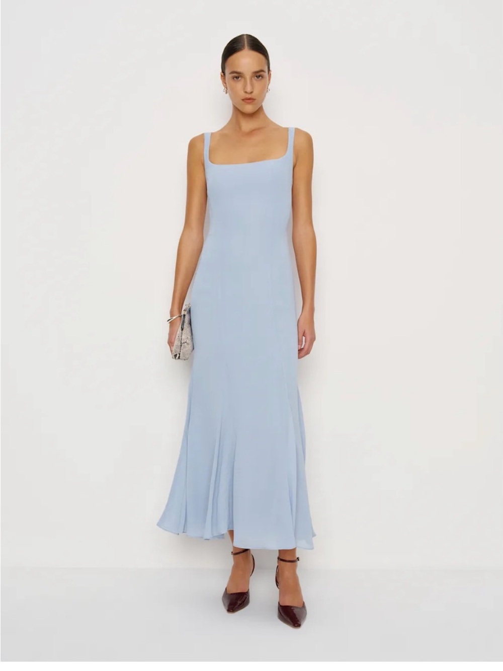 Reformation Ceecee Dress Blue - Size 2